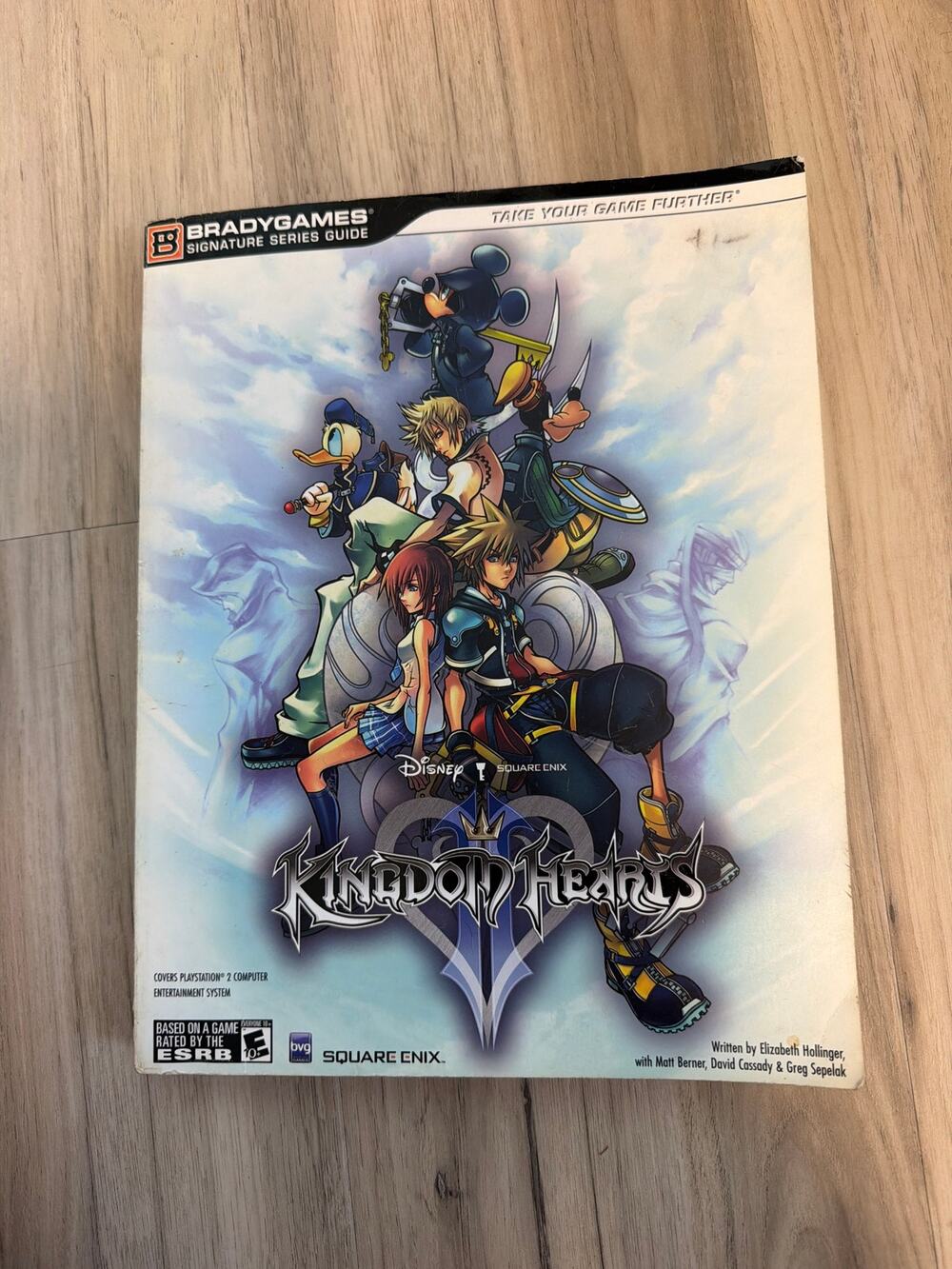 Kingdom Hearts II - Strategy Guide- Brady Games (PlayStation 2 , 2005) w/Poster